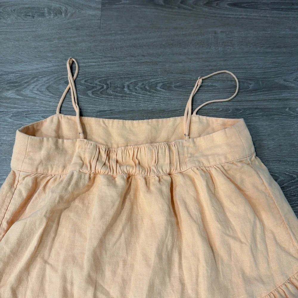 ABERCROMBIE &‎ FITCH Assymestrical Maxi Dress Small Orange Casual Bohemian